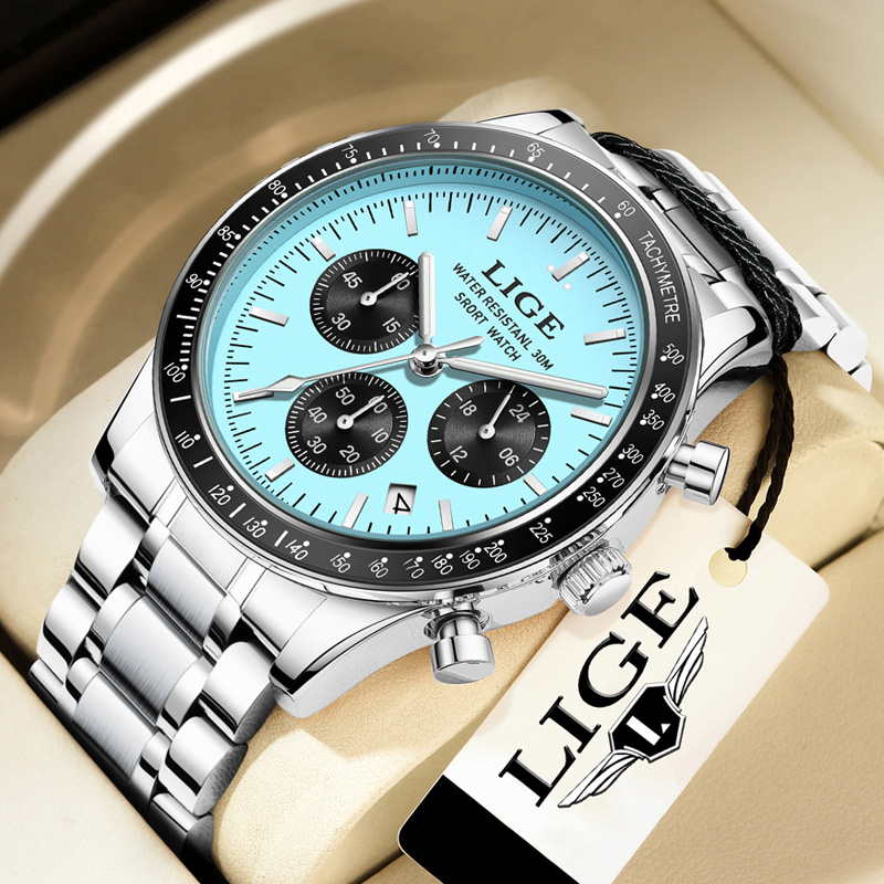 Luxury Watch Name - LIGE Top Brand Luxury New Men