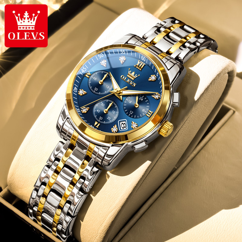 OLEVS Women Watch Luxury Brand - Luxury Watch Green ulasan dan harga