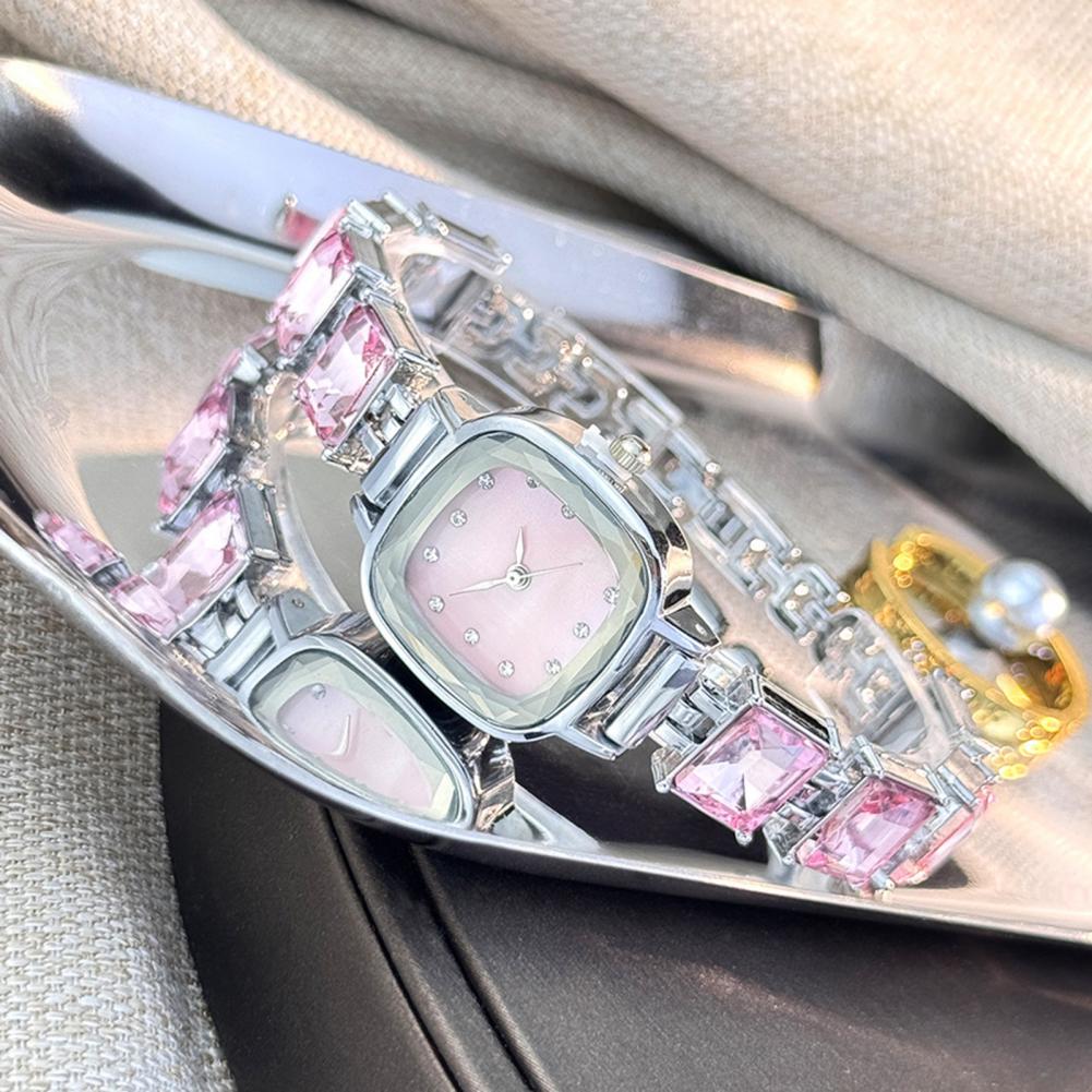 Sparkling Bracelet Watch Squar - Luxury Watch Ladies ulasan dan harga