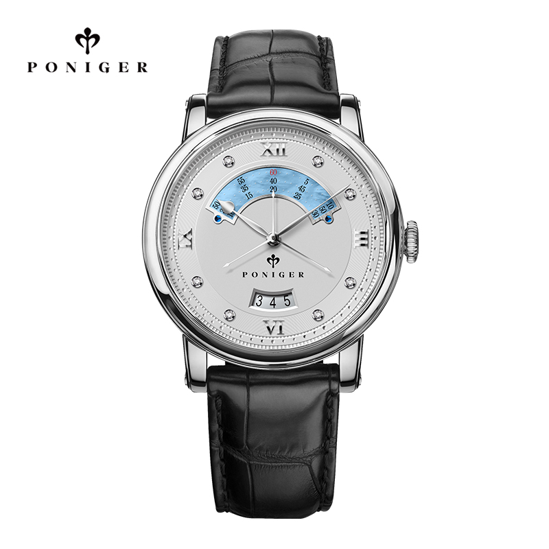 PONIGER 42mm Men Luxury Wrist  - Luxury Watch Second Hand ulasan dan harga
