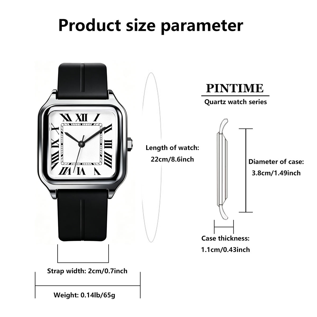Men's Square Luxury Watch, wit - Luxury Watch Arabic ulasan dan harga