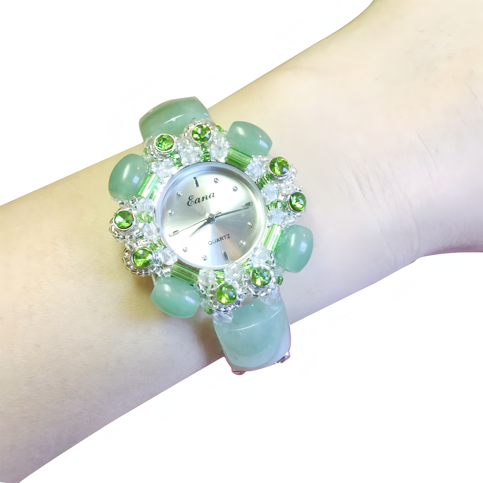 Luxury Green Jade Bracelet Wat - Luxury Watch Green ulasan dan harga