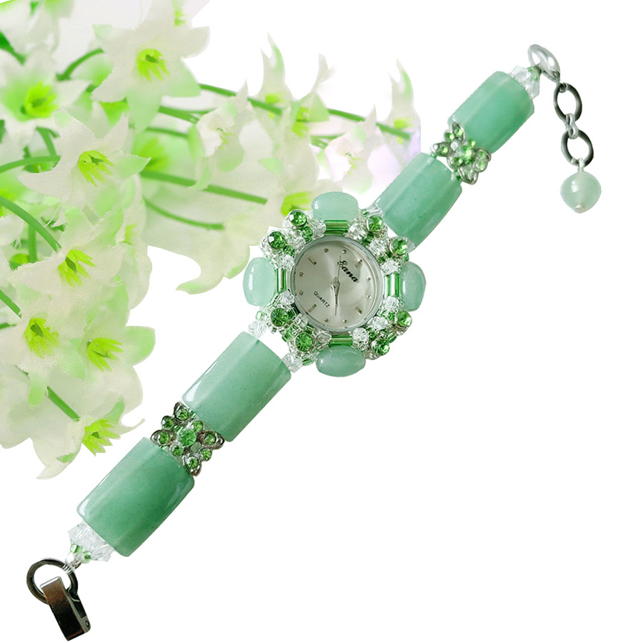 Luxury Green Jade Bracelet Wat - Luxury Watch Green ulasan dan harga