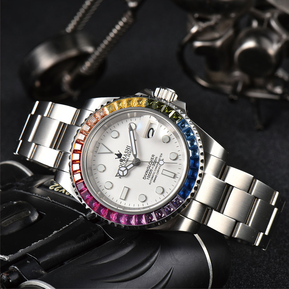 40mm Luxury Diving Men's Watch - Perpetual Calendar Watch ulasan dan harga