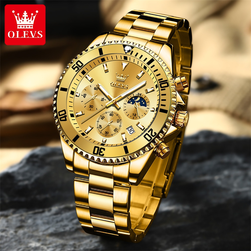 OLEVS Watch Men Top Brand Luxu - Luxury Watch Name ulasan dan harga