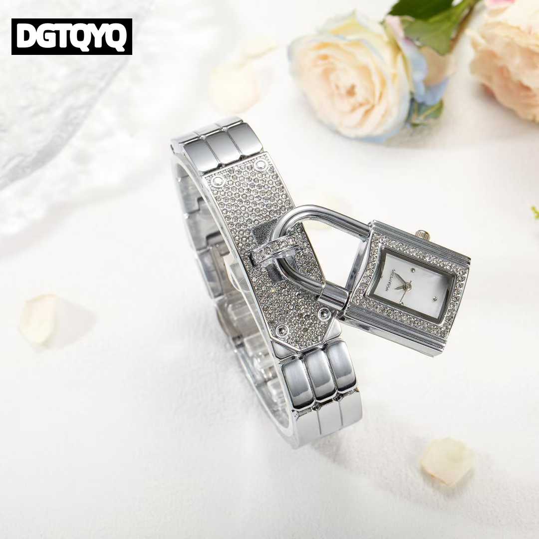 Ladies Sliver Detachable Lock  - Luxury Watch Arabic ulasan dan harga