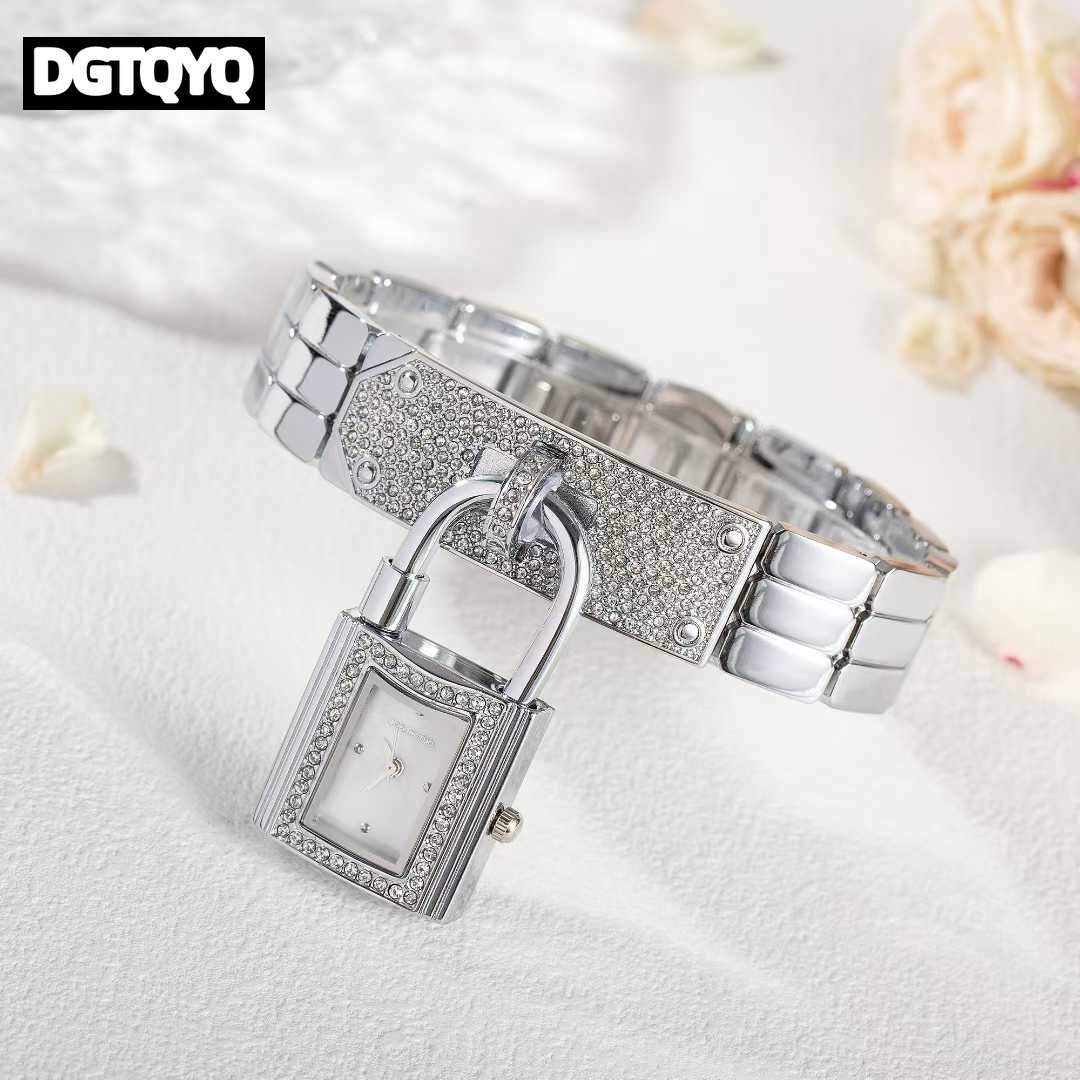 Ladies Sliver Detachable Lock  - Luxury Watch Arabic ulasan dan harga