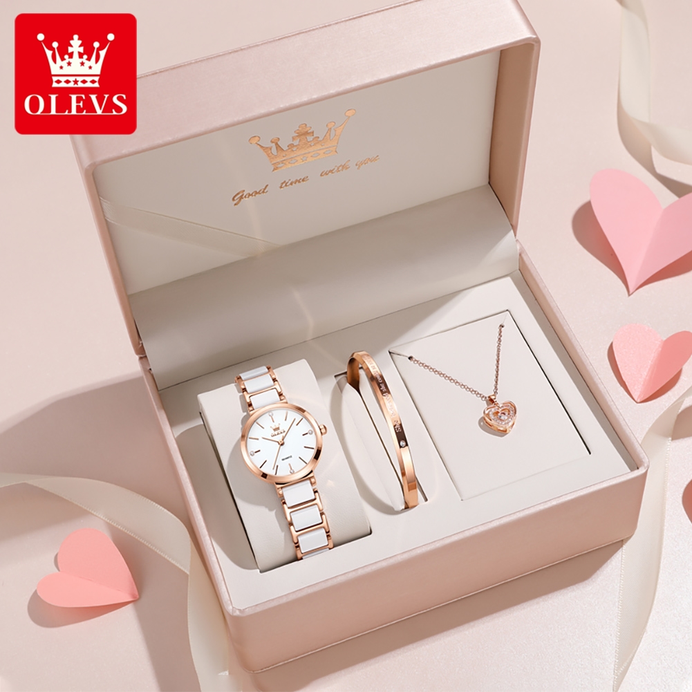 OLEVS Women Watch 5877 Luxury  - Ladies Luxury Watch ulasan dan harga