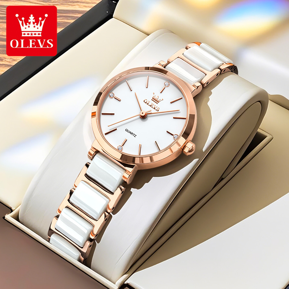OLEVS Women Watch 5877 Luxury  - Ladies Luxury Watch ulasan dan harga