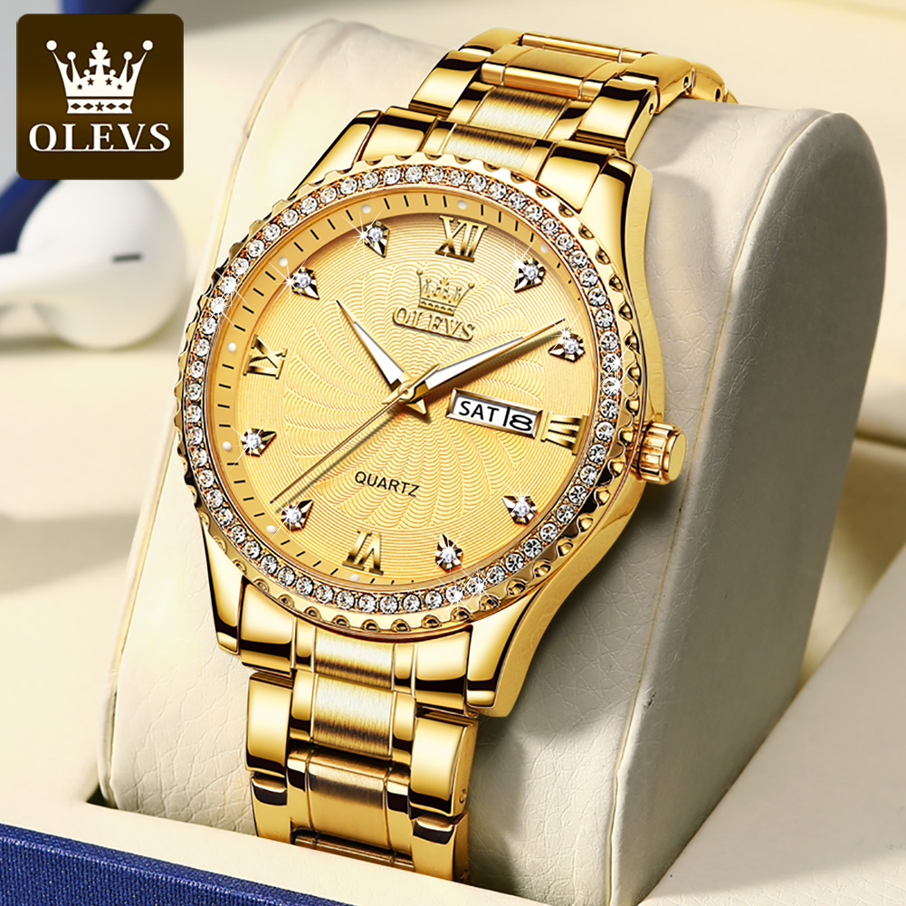 OLEVS 5565 Luxury Brand Quartz - Luxury Watch Name ulasan dan harga