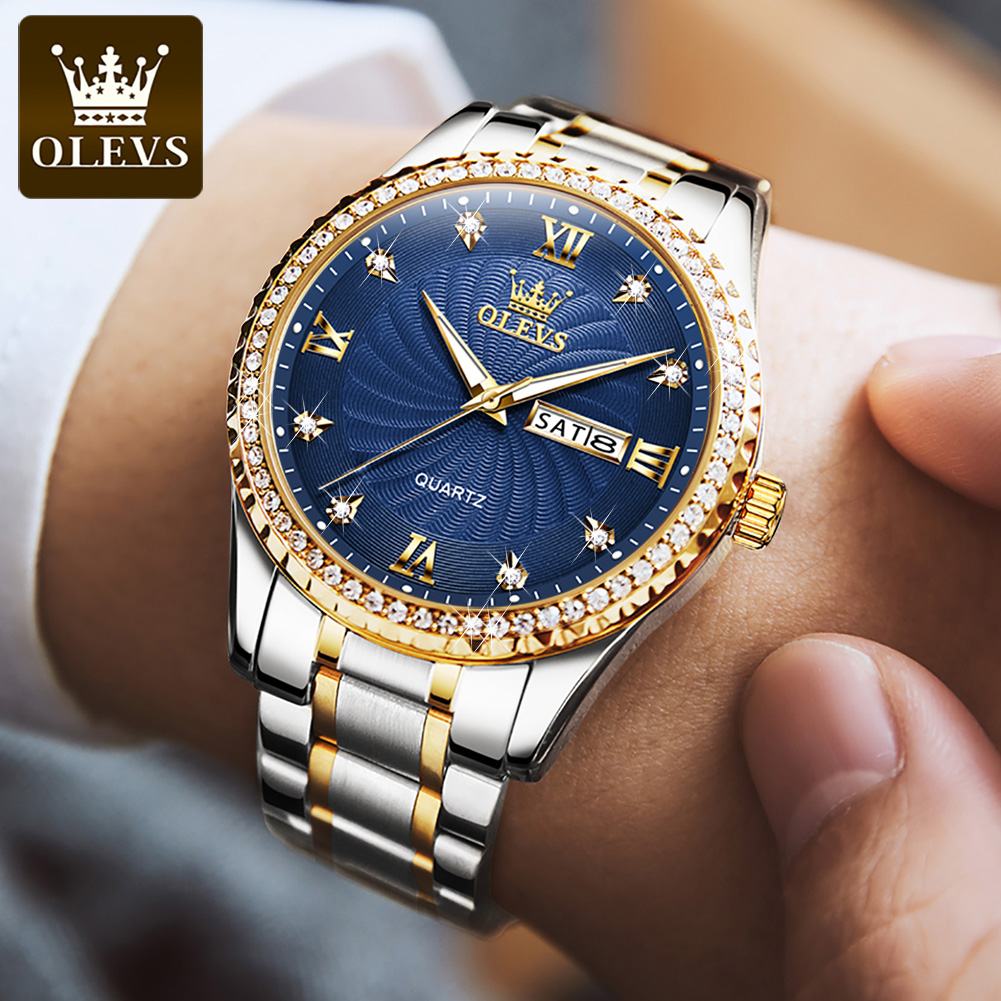 OLEVS 5565 Luxury Brand Quartz - Luxury Watch Name ulasan dan harga