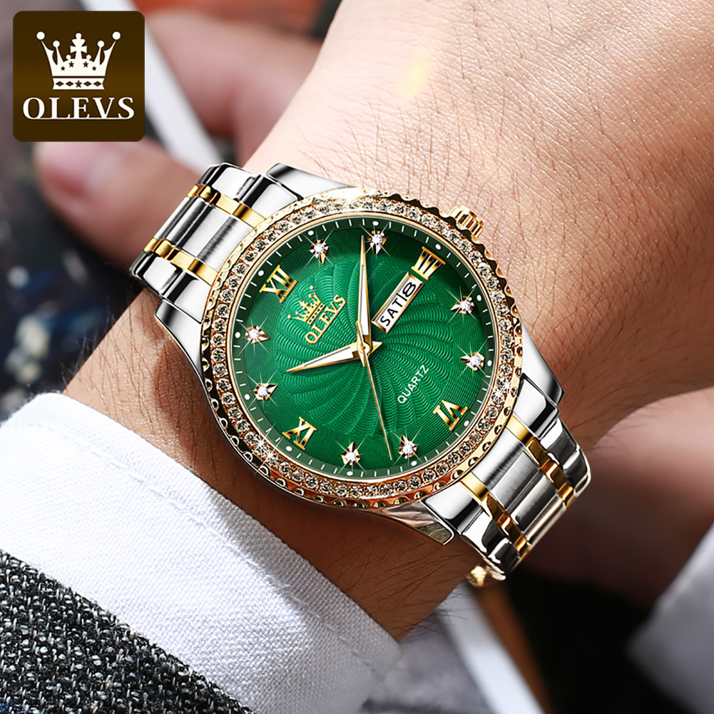 OLEVS 5565 Luxury Brand Quartz - Luxury Watch Name ulasan dan harga