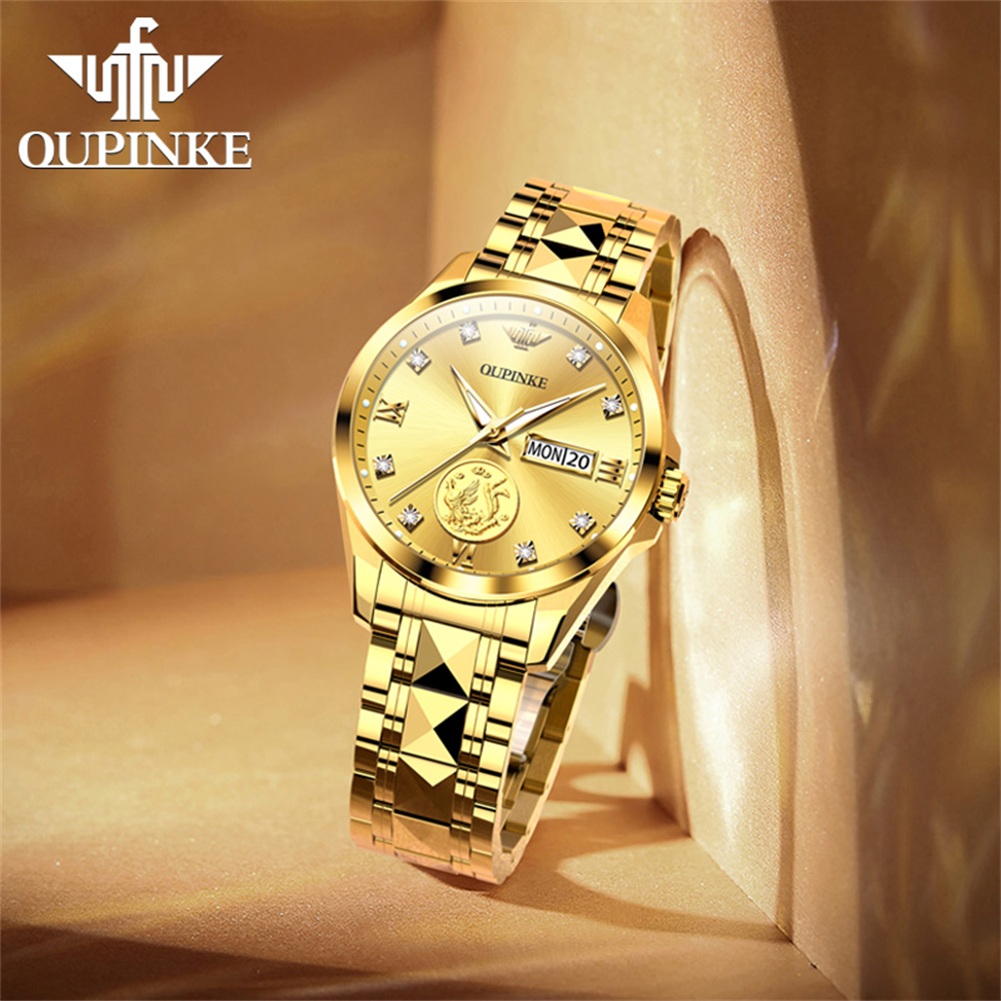 OUPINKE Woman's Watch 3259 Bus - Sapphire Crystal Display ulasan dan harga