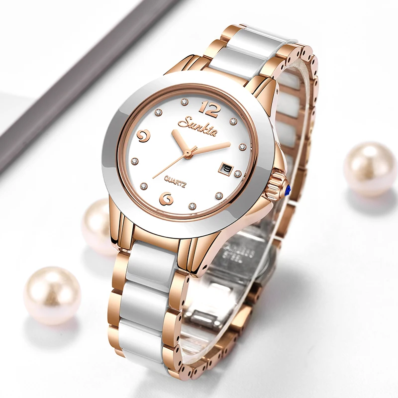 Sunkta Fashion Casual Quartz W - Ladies Luxury Watch ulasan dan harga