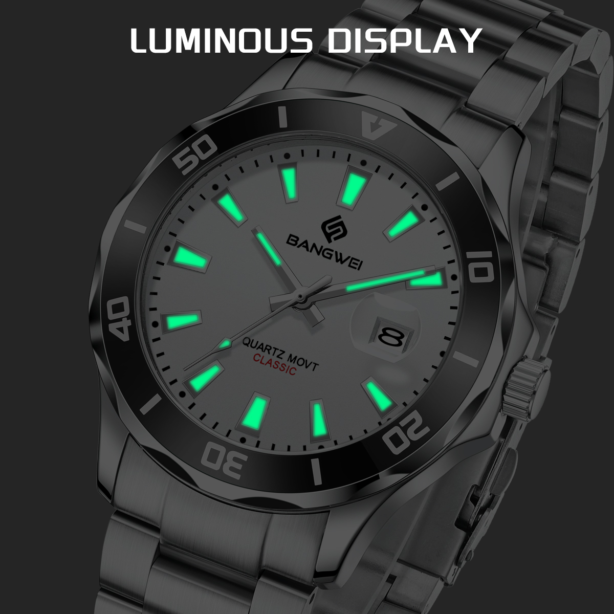 LIGE New Watch Men Luxury Bran - Luxury Watch Name ulasan dan harga
