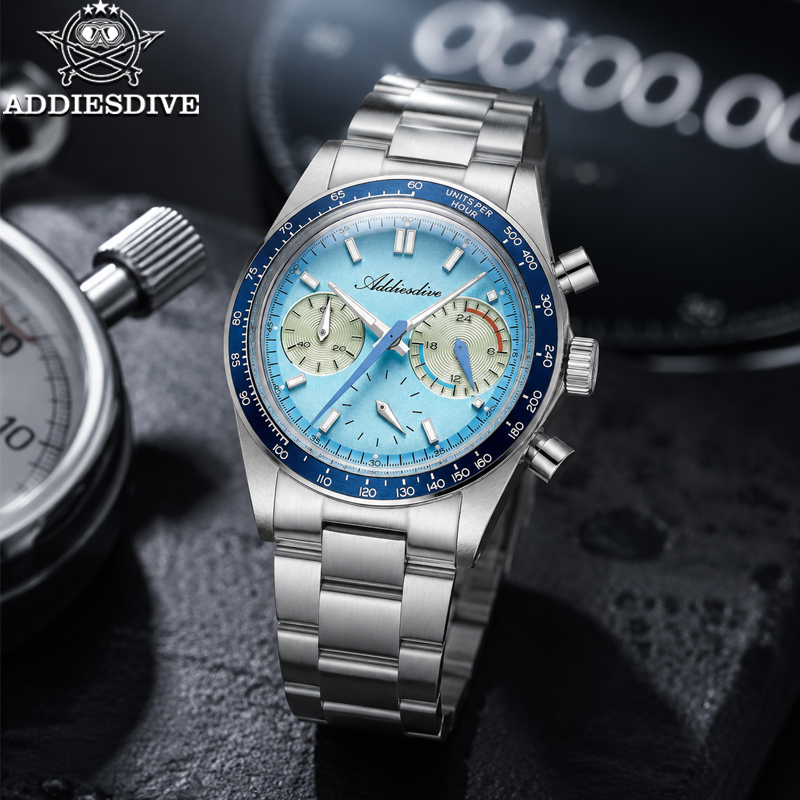 ADDIESDIVE New Men Watches VK6 - Luxury Watch Second Hand ulasan dan harga
