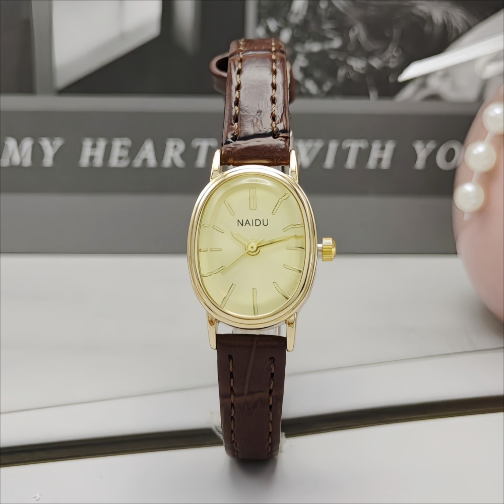 Fashion Brand Women Oval Dial  - Luxury Watch Green ulasan dan harga