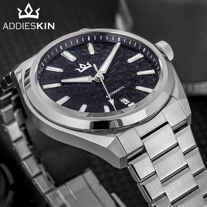 ADDIESKIN K014 Black Men's Aut - Luxury Watch Second Hand ulasan dan harga