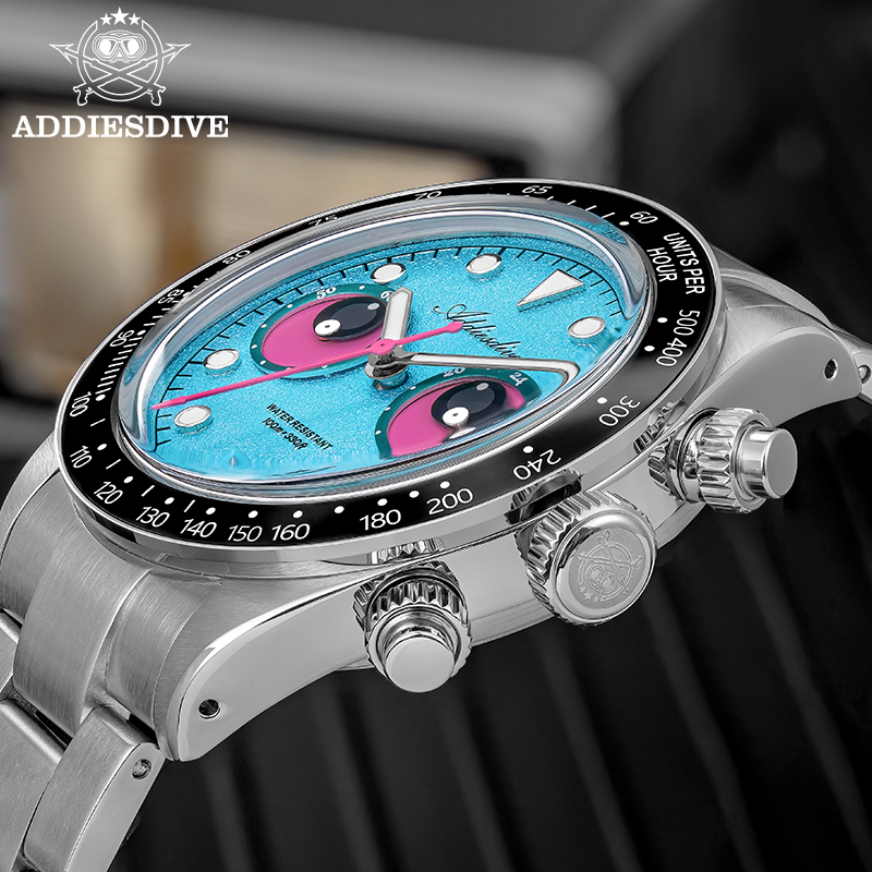 ADDIESDIVE 2026 New VK64 Quart - Luxury Watch Second Hand ulasan dan harga