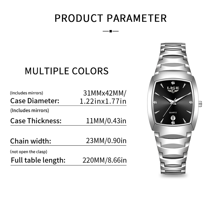 LIGE Watch women Business Luxu - Ladies Luxury Watch ulasan dan harga