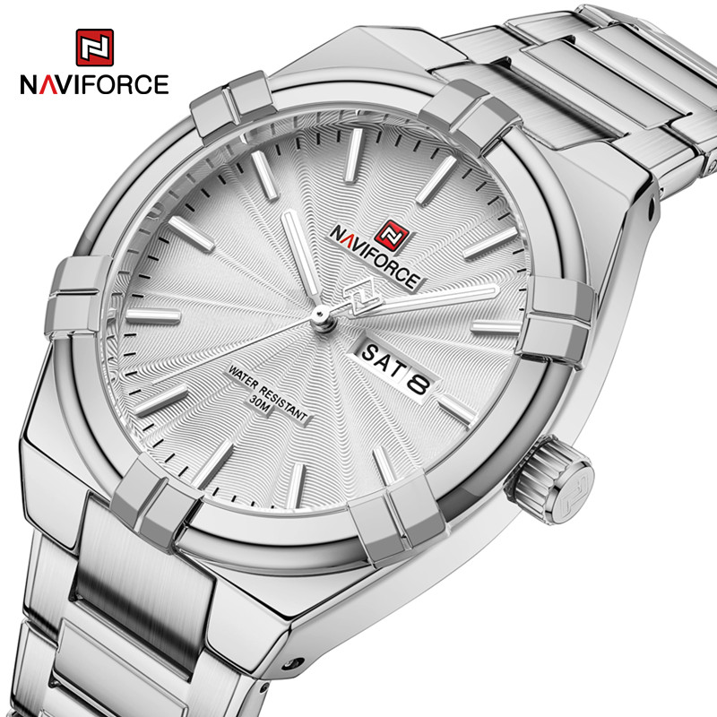 Top Brand NAVIFORCE Men's Watc - Luxury Watch Name ulasan dan harga