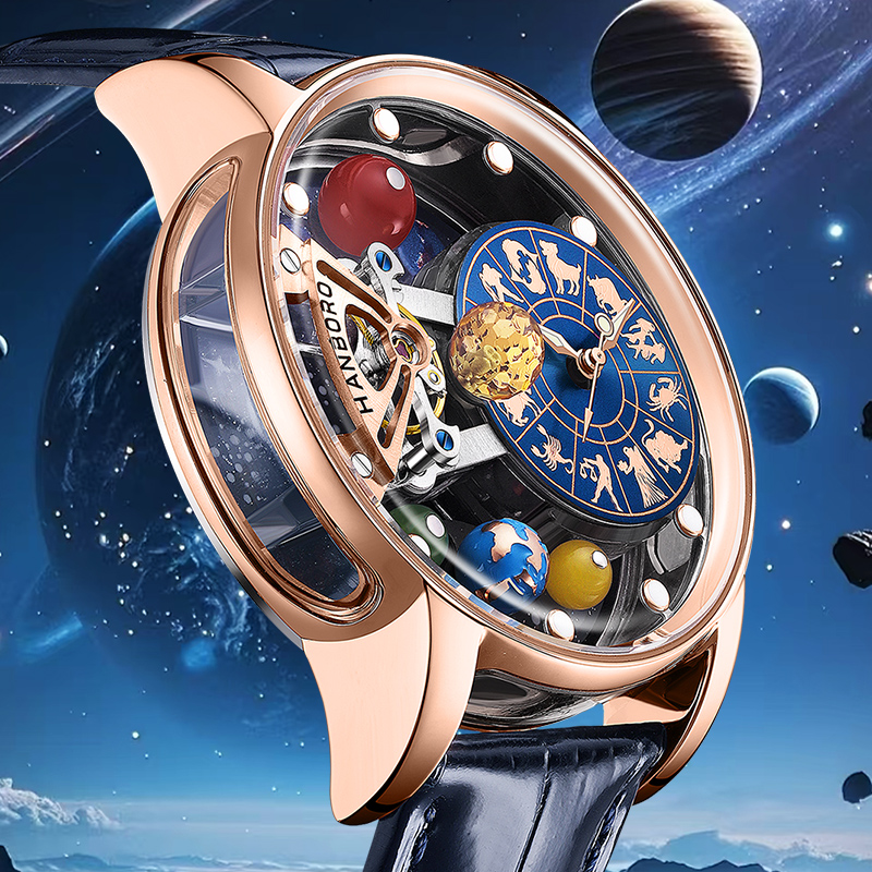 Starry Sky Watch Men's Skeleto - Luxury Watch Arabic ulasan dan harga