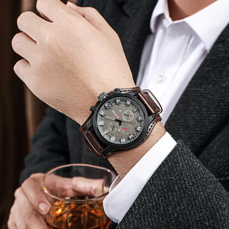 Fashion Arabic Dial Men Quartz - Luxury Watch Arabic ulasan dan harga