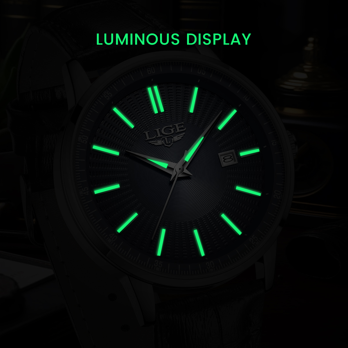 LIGE Top Brand Luxury Men's Wa - Luxury Watch Name ulasan dan harga