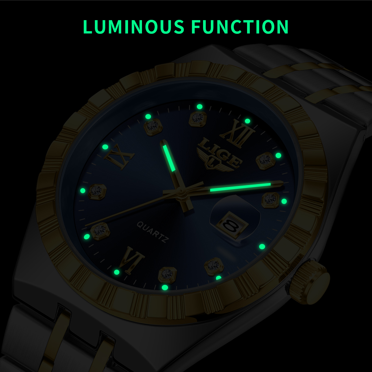 LIGE Business Men Watches Top  - Luxury Watch Name ulasan dan harga