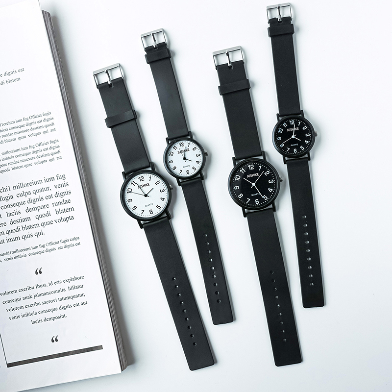 Simple Black Watch Quartz Watc - Ladies Luxury Watch ulasan dan harga
